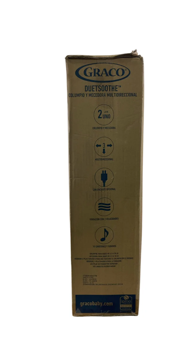 Graco Duet Soothe Swing & Rocker, Sapphire - Image 3