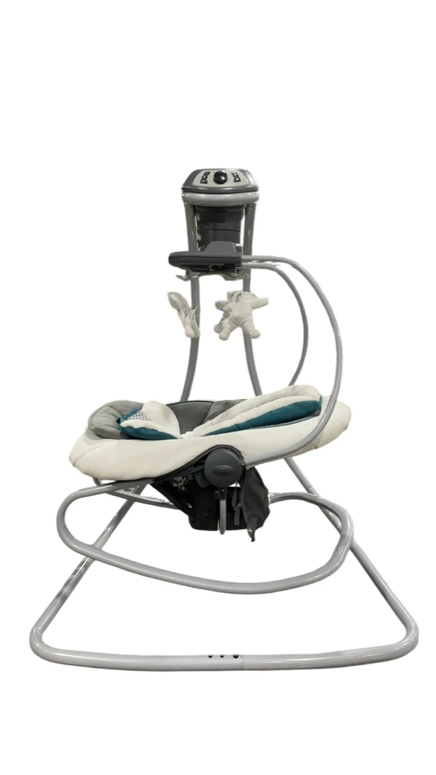 Graco Duet Soothe Swing & Rocker, Sapphire - Image 3