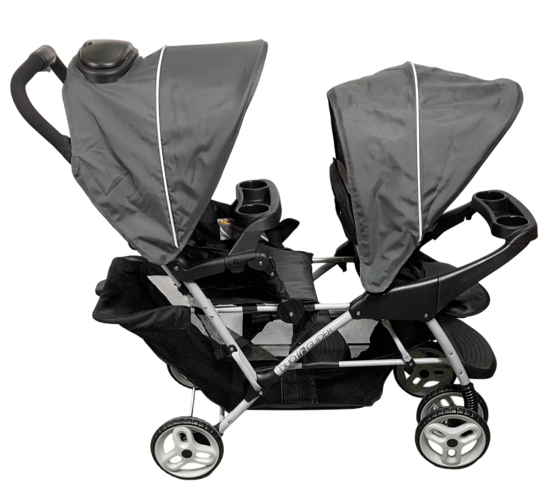 Graco DuoGlider Double Stroller, 2024, Glacier - Image 2