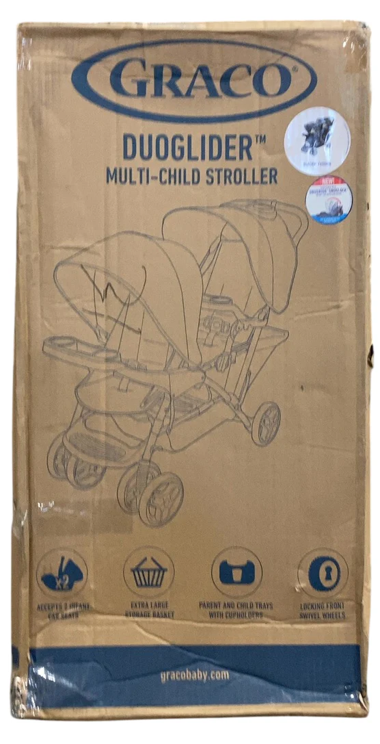 Graco DuoGlider Double Stroller, Glacier, 2025 - Image 5