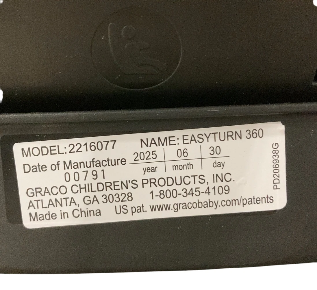 Graco EasyTurn360 2-in-1 Convertible Car Seat, 2025, Cyran - Image 6
