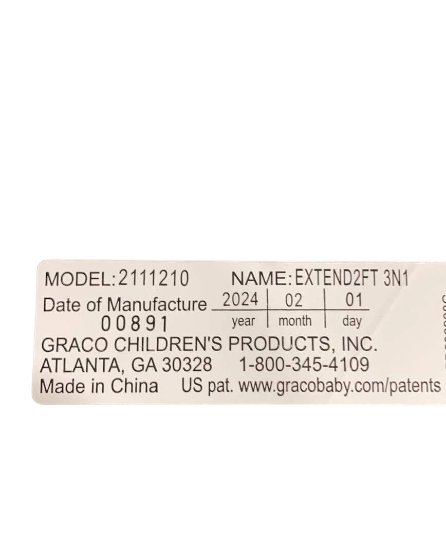 Graco Extend2Fit 3-in-1 Convertible Car Seat, 2024, Stocklyn - Image 5