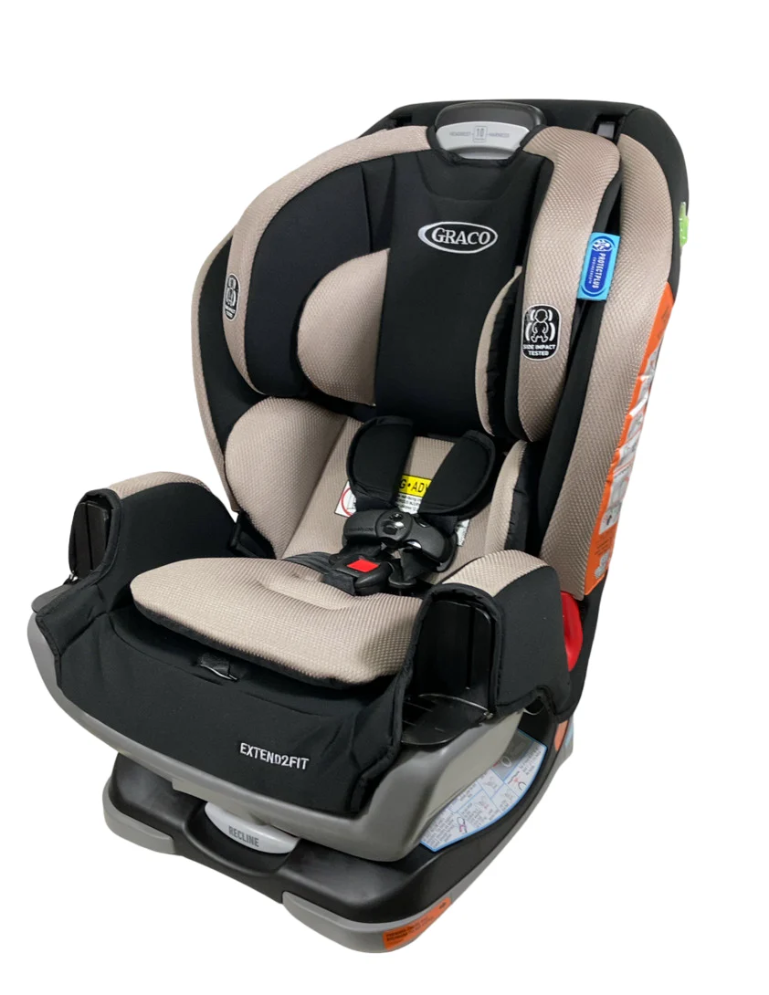 Graco Extend2Fit Convertible Car Seat, 2023, Stocklyn