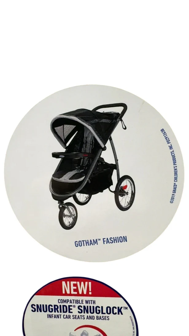 Graco FastAction Fold Jogger Stroller with Quick Connect, 2022, Gotham - Image 4
