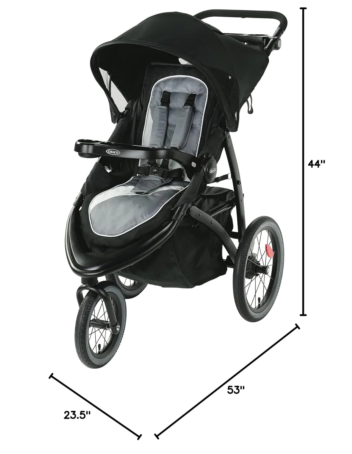 Graco FastAction Jogger LX Stroller, 2025, Drive - Image 8