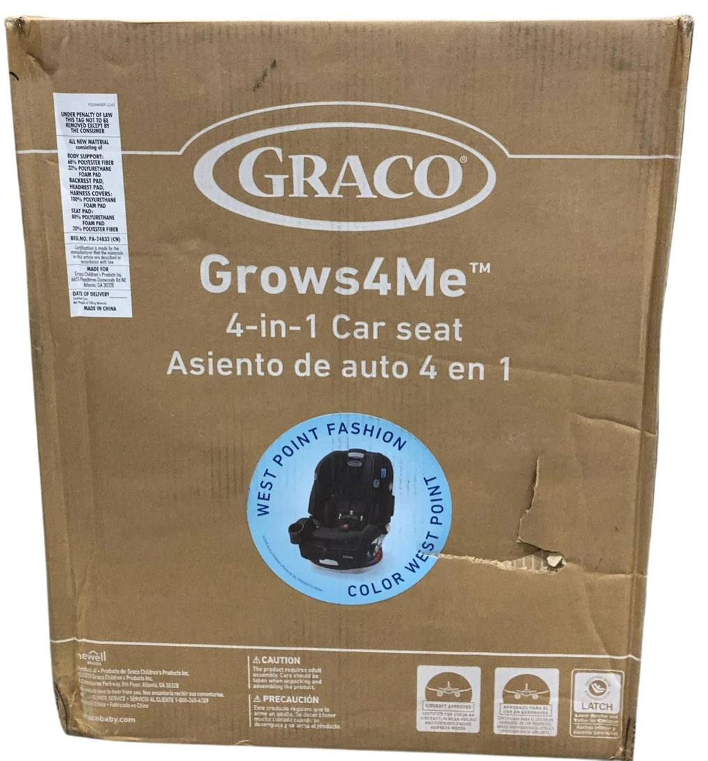 Graco Grows4Me 4-in-1 Convertible Car Seat, West Point, 2025 - Image 2