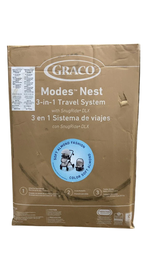 Graco Modes Nest Travel System, 2025, Soft Almond - Image 6