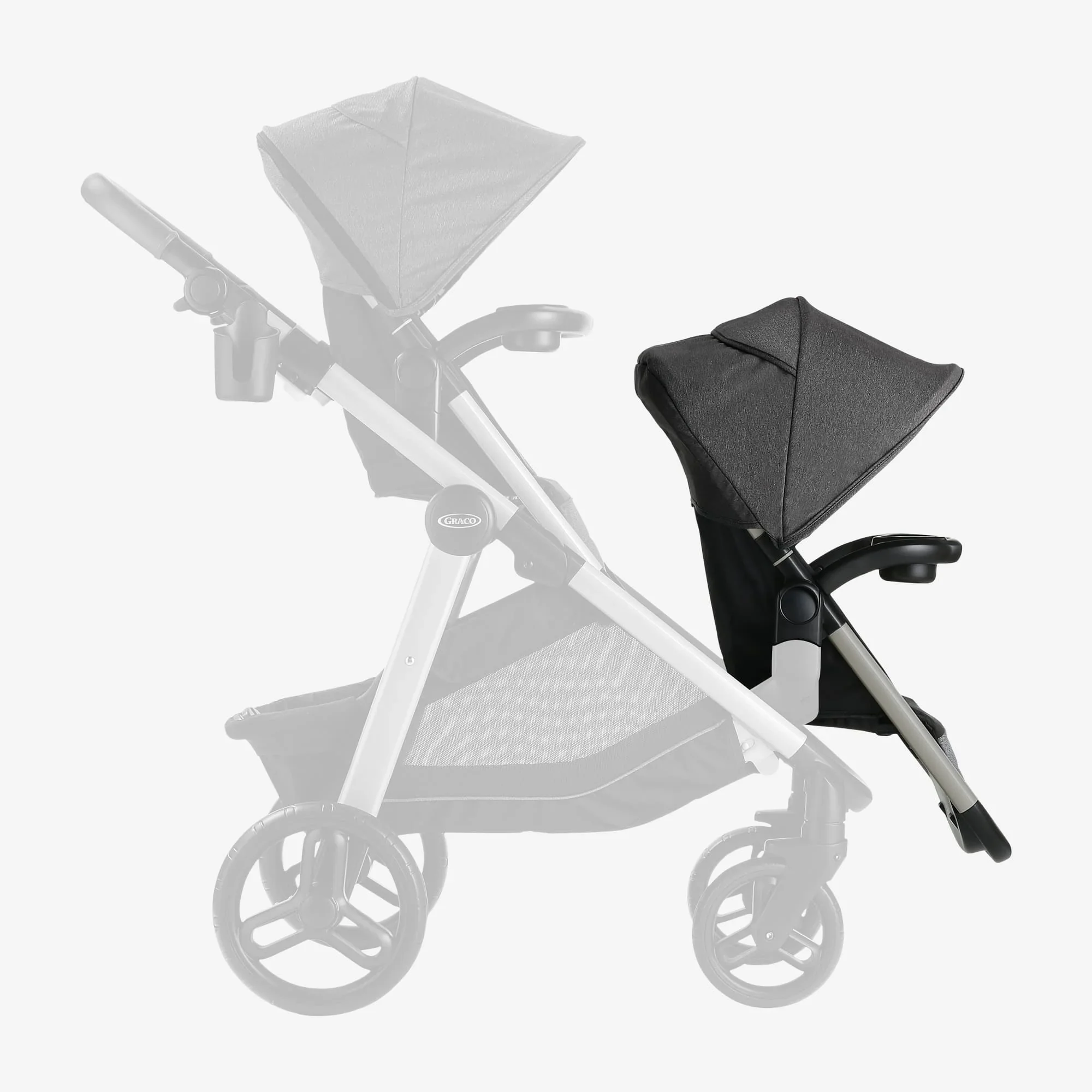 Graco Modes Nest2Grow Stroller Second Seat, Maison - Image 4