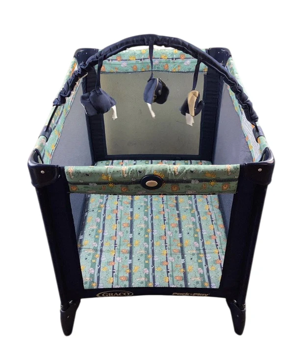 Graco Pack 'n Play On The Go Playard, Teal Safari Animals - Image 5