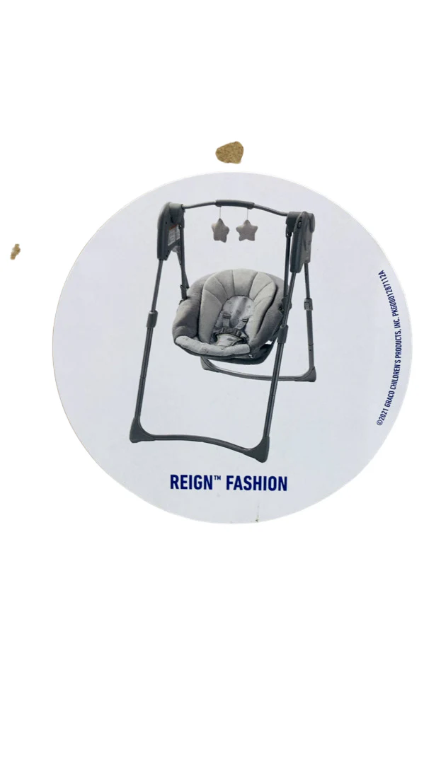 Graco Slim Spaces Compact Baby Swing, Reign - Image 4