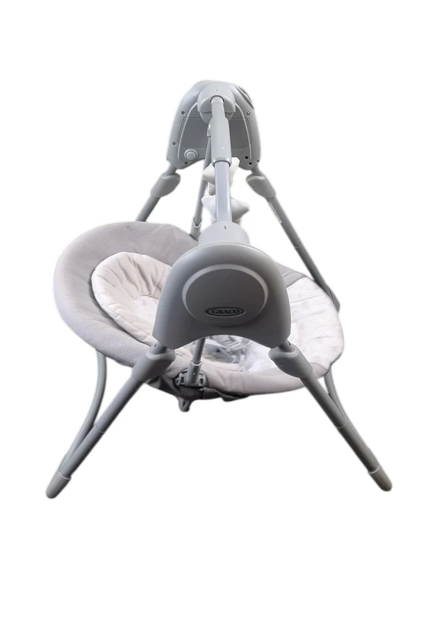 Graco Slim Spaces Compact Baby Swing, Reign - Image 3