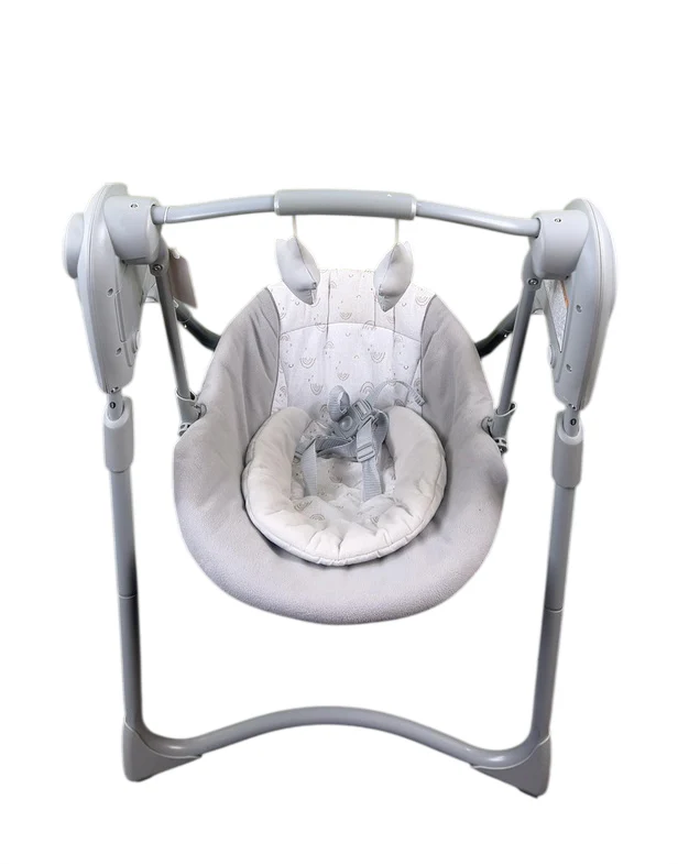 Graco Slim Spaces Compact Baby Swing, Reign - Image 4