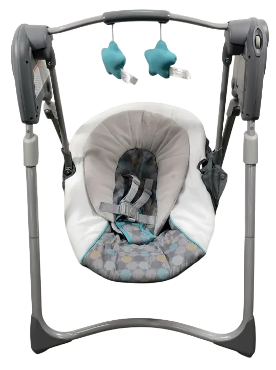 Graco Slim Spaces Compact Baby Swing, Tilden - Image 3