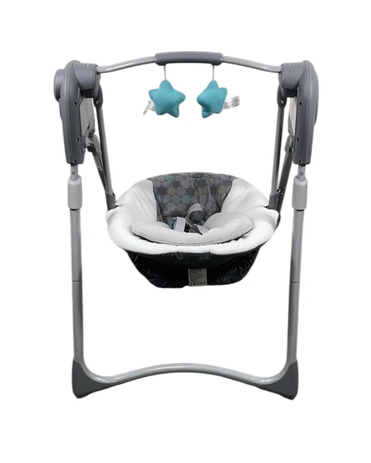 Graco Slim Spaces Compact Baby Swing, Tilden - Image 4