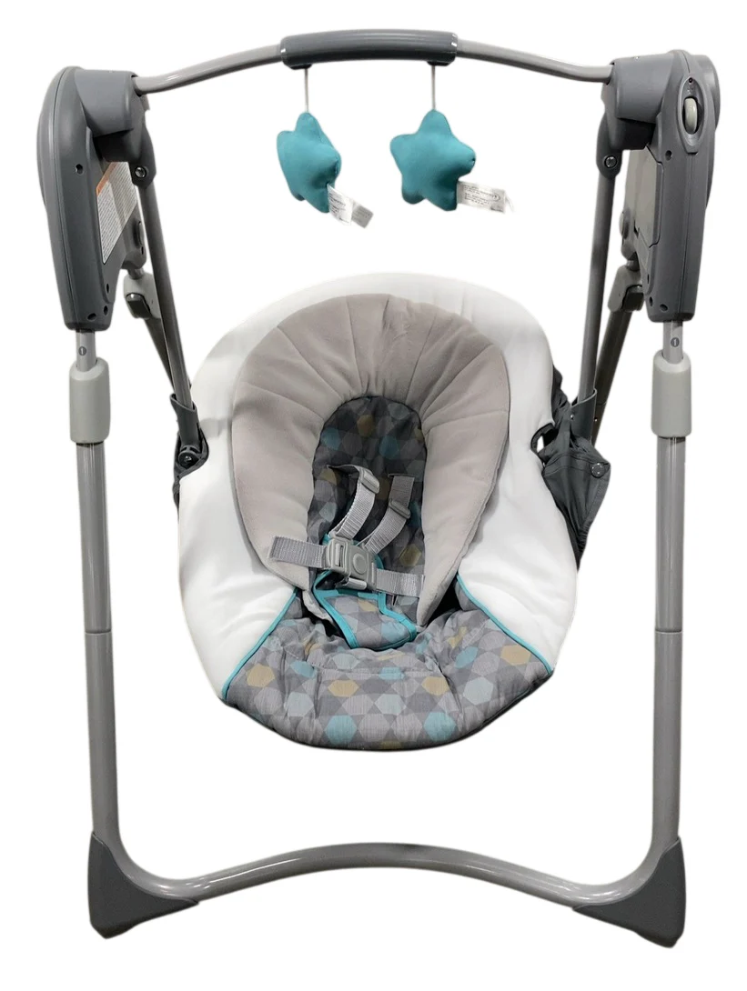 Graco Slim Spaces Compact Baby Swing, Tilden - Image 4