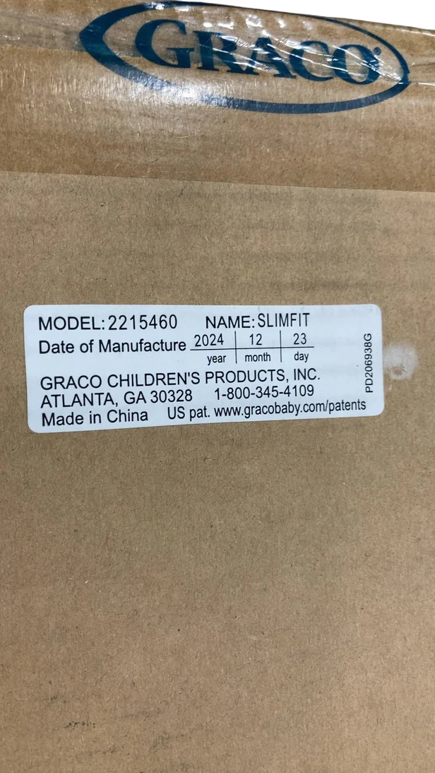 Graco SlimFit 3-in-1 Convertible Car Seat, 2024, Jarret - Image 4