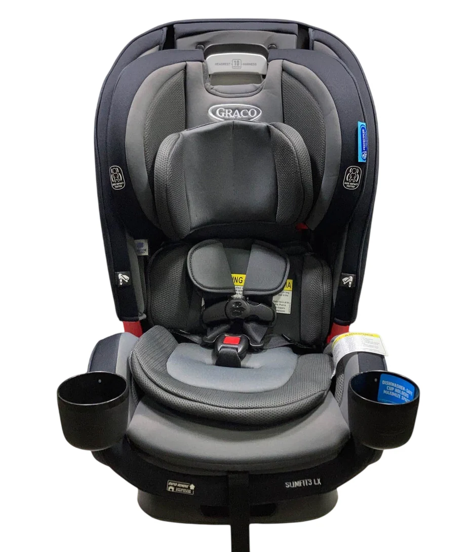 Graco SlimFit3 LX Convertible Car Seat, 2022, Stanford - Image 4
