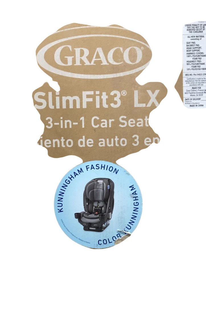 Graco SlimFit3 LX Convertible Car Seat, 2025, Kunningham - Image 6
