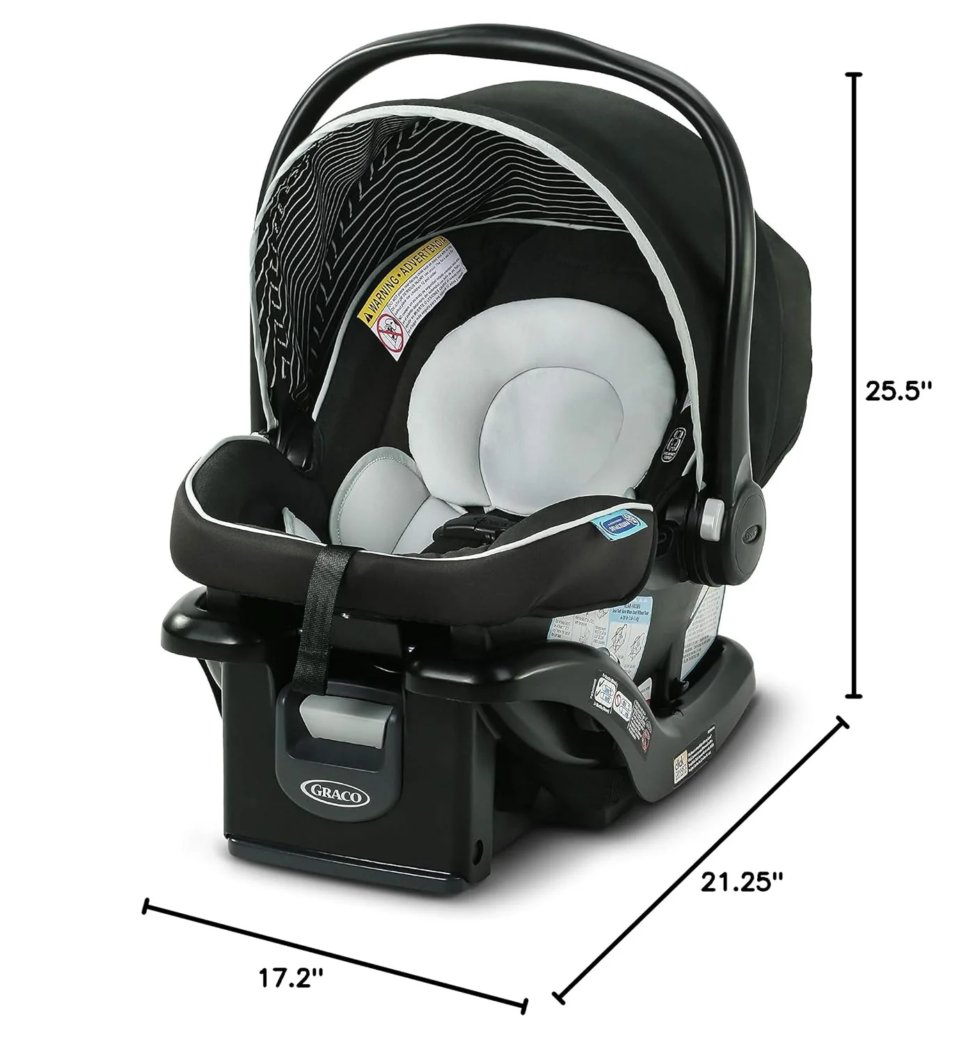 Graco SnugRide Lite LX Infant Car Seat, Studio, 2024 - Image 2