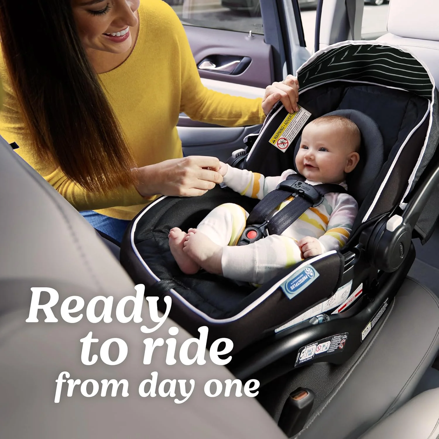 Graco SnugRide Lite LX Infant Car Seat, Studio, 2024 - Image 3