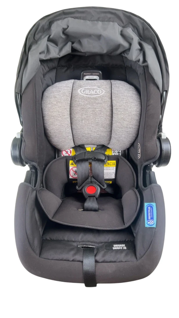 Graco SnugRide SnugFit 35 Infant Car Seat, 2021, Gotham - Image 4
