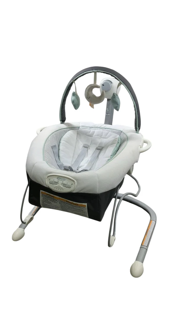 Graco Soothe 'n Sway LX Swing with Portable Bouncer, Derby Fashion