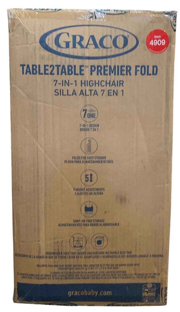 Graco Table2Table Premier Fold 7-in-1 High Chair, Ari - Image 3