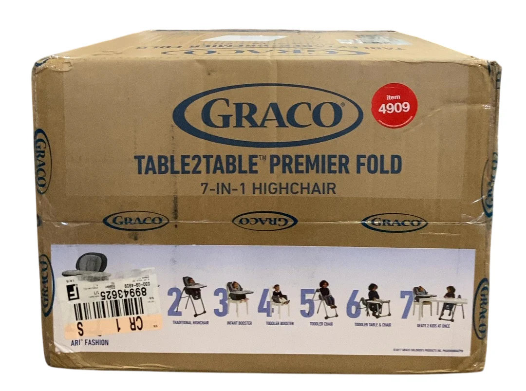 Graco Table2Table Premier Fold 7-in-1 High Chair, Ari - Image 5