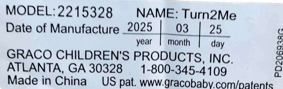 Graco Turn2Me 3-in-1 Rotating Car Seat, Manchester, 2025 - Image 6