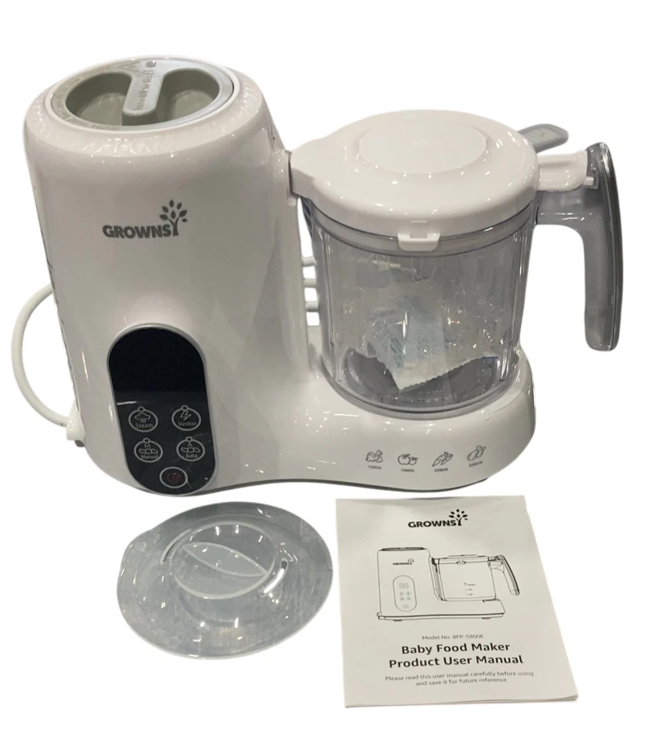 Grownsy Baby Food Maker, White - Image 2