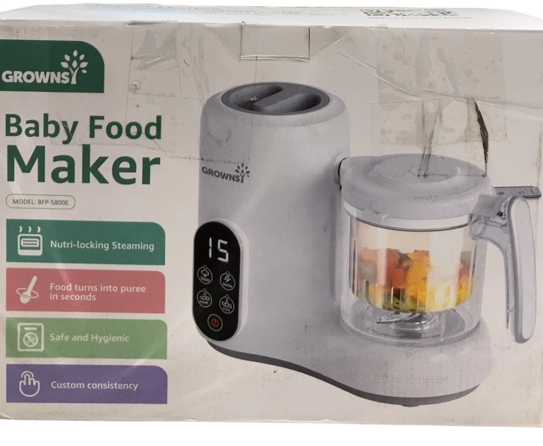Grownsy Baby Food Maker, White - Image 3
