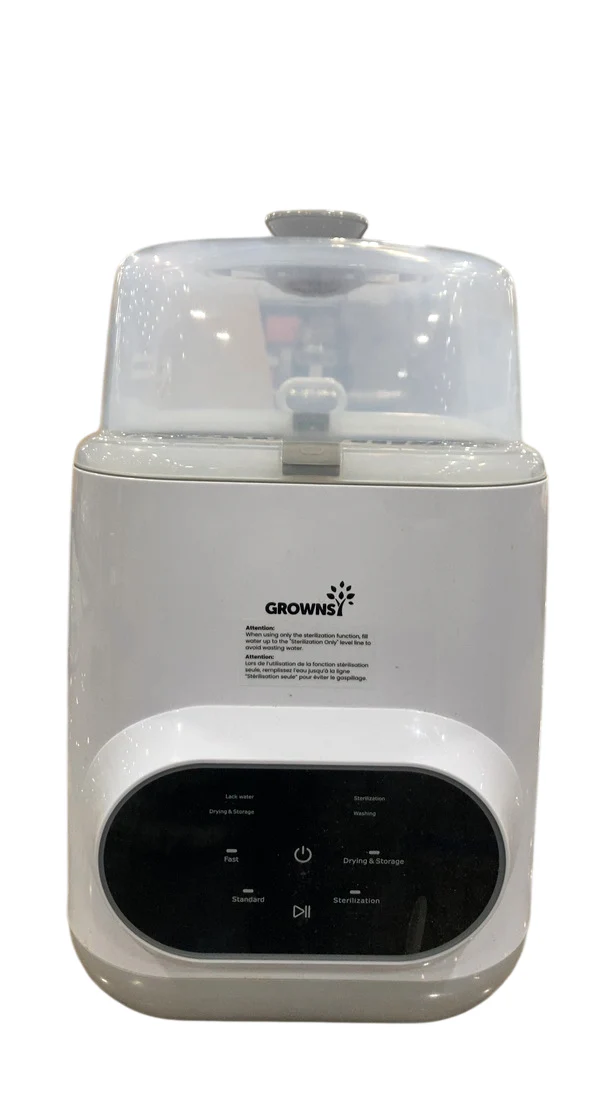 Grownsy EaseClean Bottle Washer, White