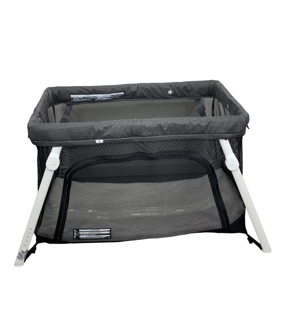 Guava Family Lotus Travel Crib and Play Yard, Grey - Image 2