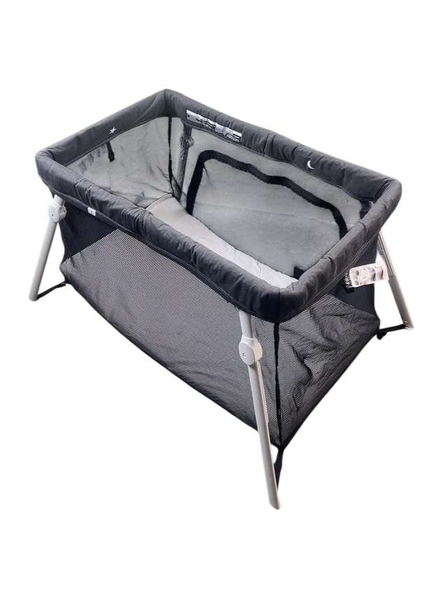 Guava Family Lotus Travel Crib, Grey - Image 6