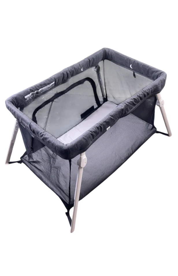 Guava Family Lotus Travel Crib, Grey - Image 6