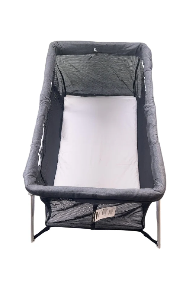 Guava Family Lotus Travel Crib, Grey - Image 3