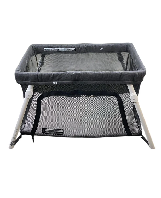 Guava Family Lotus Travel Crib, Grey - Image 2