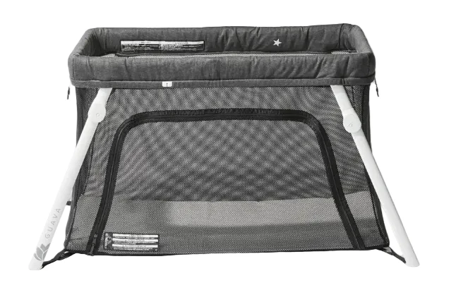 Guava Family Lotus Travel Crib, Grey