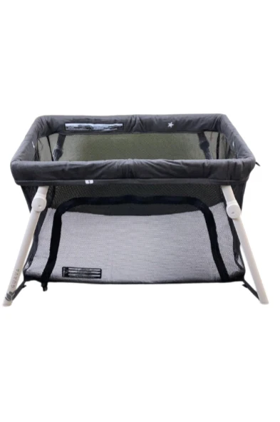 Guava Family Lotus Travel Crib, Grey - Image 2