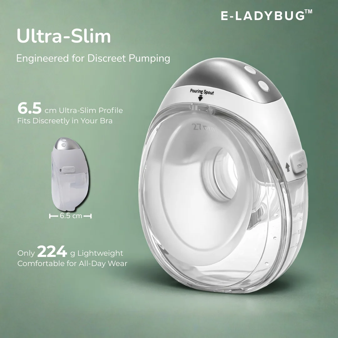 Haakaa E-Ladybug Wearable Electric Breast Pump - 2PK - Image 2