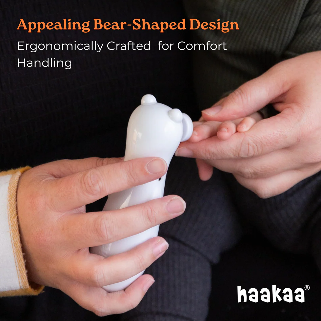 Haakaa Happii Bear Rechargeable Nail Trimmer Set - Image 6