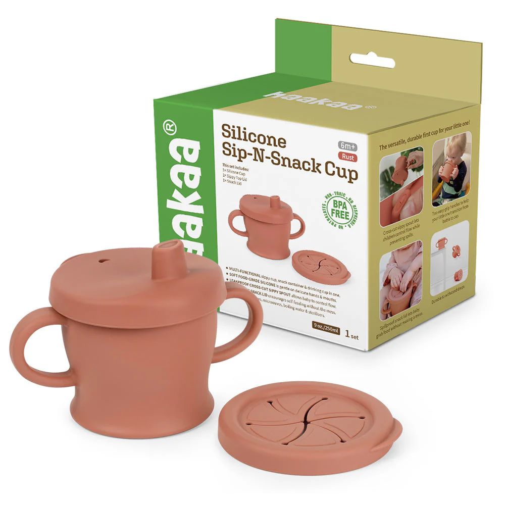 Haakaa Silicone Sip-N-Snack Cup 8 oz - Image 12