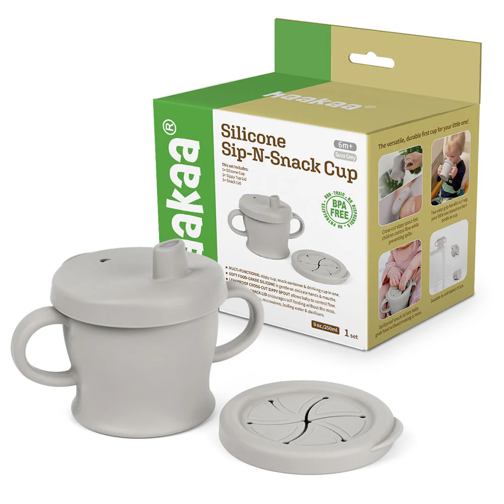 Haakaa Silicone Sip-N-Snack Cup 8 oz - Image 17