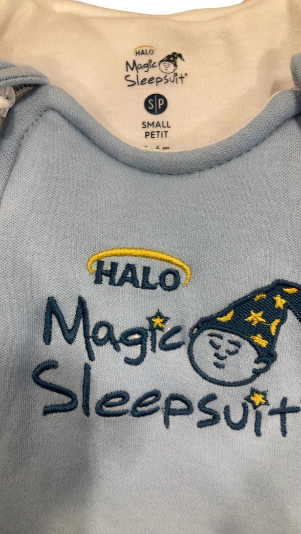 Halo Baby Merlin's Magic Sleepsuit, Blue, Cotton, Small (12-18lbs) - Image 2