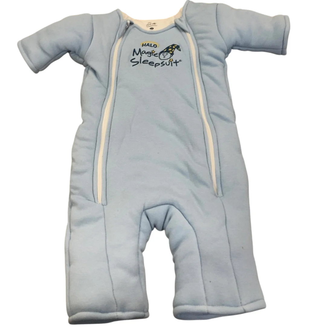 Halo Baby Merlin's Magic Sleepsuit, Blue, Cotton, Small 3-6 Months