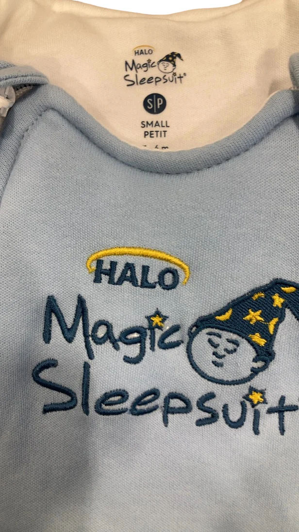 Halo Baby Merlin's Magic Sleepsuit, Blue, Cotton, Small 3-6 Months - Image 2