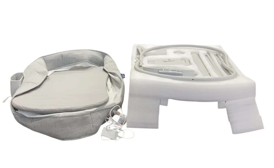 Halo BassiNest Connected Swivel Sleeper 3.0, White/Grey - Image 3