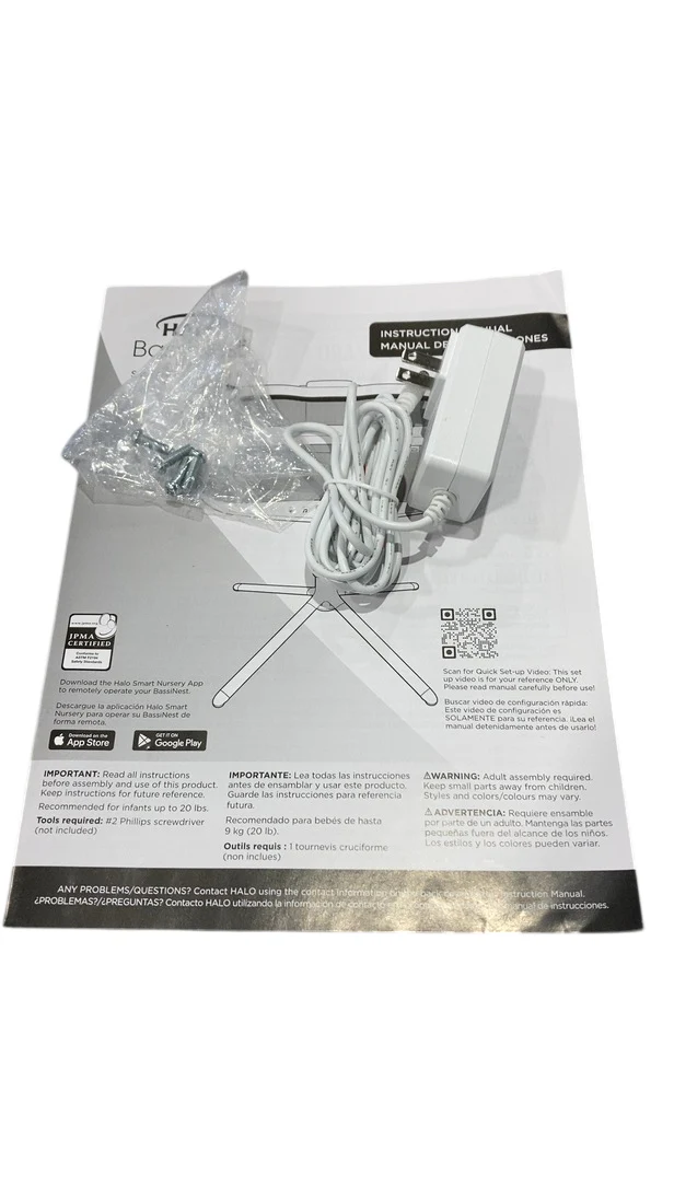Halo BassiNest Connected Swivel Sleeper 3.0, White/Grey - Image 5