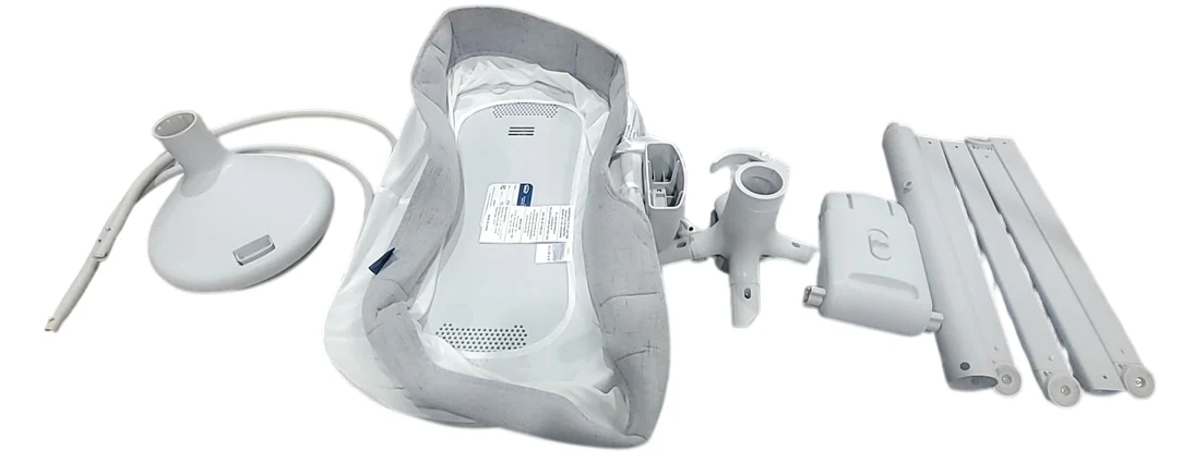 Halo BassiNest Connected Swivel Sleeper 3.0, White/Grey - Image 2