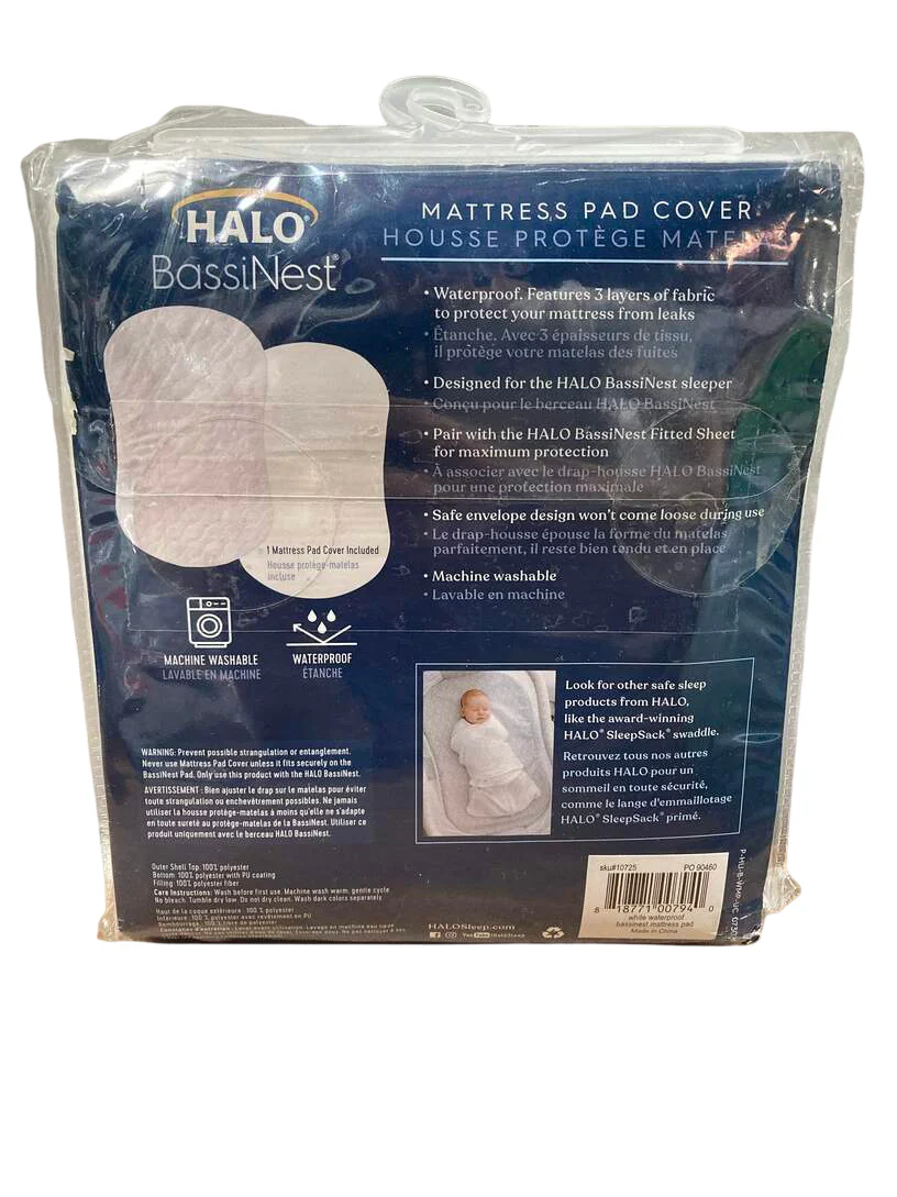 Halo BassiNest Mattress Pad Cover - Image 4